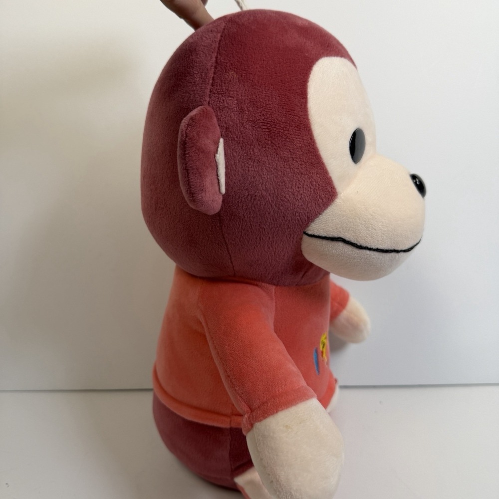Unbranded Monkey Plush Stuffed Animal I Love You Pink Large Soft Toy 13" - Picture 5 of 7